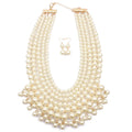 ROMANTIC Ready to ShipIn Stock Fast Dispatch New Design White Layer Pearl Necklace Jewelry Sets