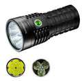 2023 Wholesale Outdoor 16000lm High Power 3* 21700 Battery Rechargeable Flashlight with 6* XHP50.2 LEDs