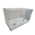 Geshifeng High Quality Steel Mesh Small Love Bird Hanging Breeding Wire Bird Cages for Sale