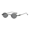 9211 Korean Style Round Metal Frame Sunglasses for Women UV400 Polarized Sun Protection for Driving Europe America Retro Trend