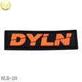 Custom Shoes Rubber Badge Making Garment Embossed Letter Silicone Name Tags Patch Sewing for Bags