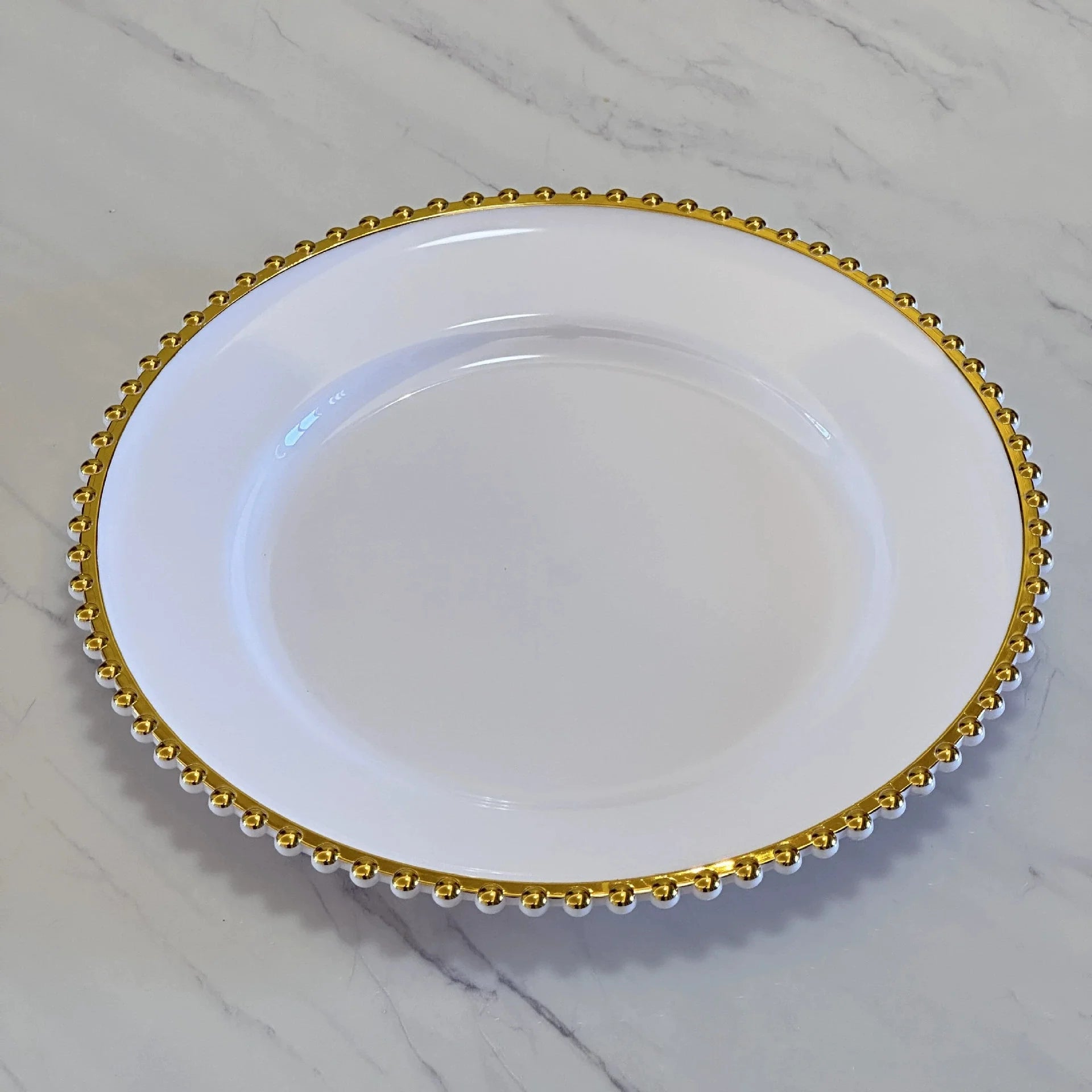 Manufacturer-Sourced Quality Plastic Plate Eco-Friendly Decorative Pearl Plate for Hotel Banquets Fruit Display for Foreign