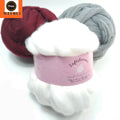 Soft Merino Wool Roving Chunky Giant Yarn Merino Hand Knitting Cotton Tube Yarn 5 cm Super Chunky Wool for Hand Knitting Blanket
