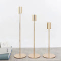 Decorative Metal Gold Candle Holder  Candle Jar Iron  Stick Candle Holder
