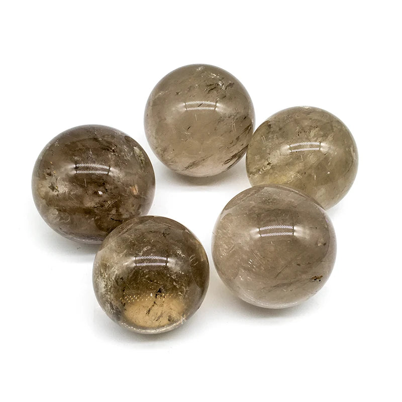Wholesale Hot Sale Natural rainbow Smoky Quartz Ball Beautiful Crystal Sphere Heading Crystal Ball for Home Decoration