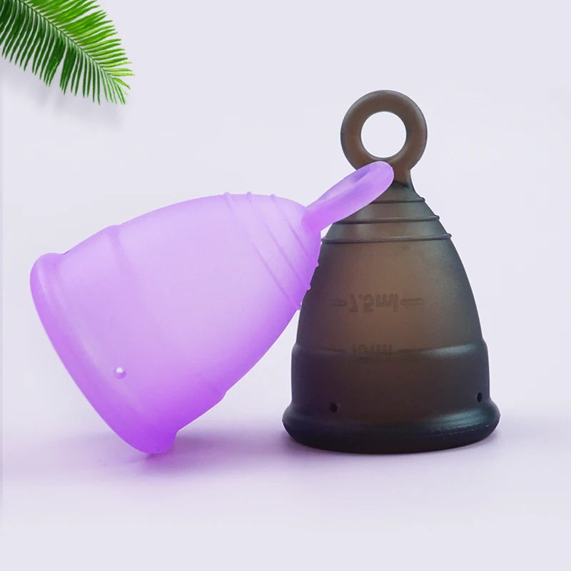 Reusable Ring Period Cup Manufacturers Wholesale Menstrual Cups Medical Silicone