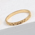 Thin Stackable Stainless Steel Star Ring Jewelry No Fade Gold Plated North Star Rings for Women