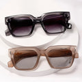 European&American Texture Sunglasses Men UV400Shades Sun Glasses Metal Decoration Square Frame Y2K Designer Sunglasses for Women