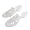 FASTLACES Factory Direct Wholesale White S/L Adjustable Anti-Wrinkle Shoe Trees with Detachable Plastic Shoe Shield-Hot Selling