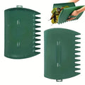 Garden Plastic Green Leaf Grabber Hand Rakes Handheld Grass Leaves Rubbish Collector Light Weight Hand Held Garden Rakes