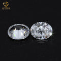 Wuzhou Factory Supplier 5A Quality CZ Stones 1.5*2-9*11mm White Loose Gemstone Oval Cubic Zirconia Synthetic CZ