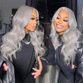 Peruvian Human Hair Wigs 360 Full Lace13X6 Hd Human Hair Lace Front Wig613 Grey Red 99J Burgundy Ginger Color Wig