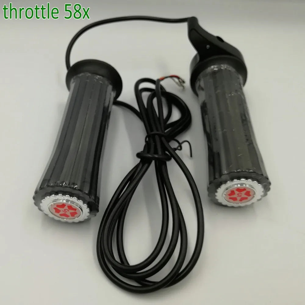 Twist Throttle Universal Grips Accelerator Rolling Handlebar Knob Electric Scooter Bike MTB Tricycle ATV Mobility Tricycle Part