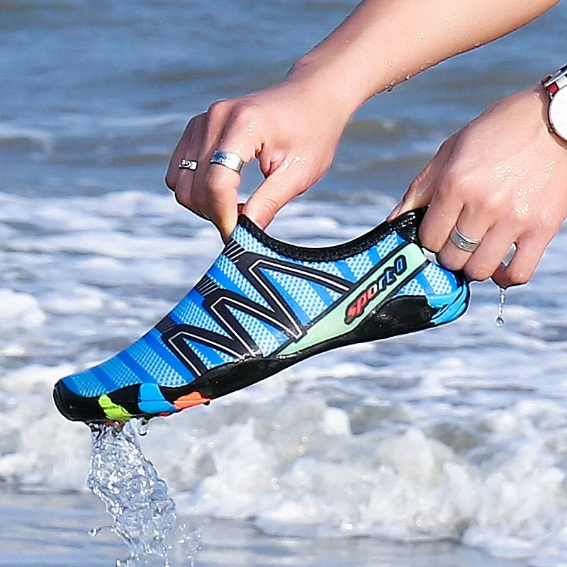 Meshing Lining Water Shoes Neoprene Mesh Upper Slip on Walking Water Mesh Upper Water Shoes for Summer