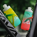 Cycling Water Bottle for Road Bike & Mountain Bike Large Capacity Squeeze Type with Gradient Color Design