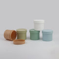 Wide-Mouth PP Plastic Scrub Jars Containers 150g Empty Cosmetic Pot Jars With Inner Liners for Cream Lotion Storage