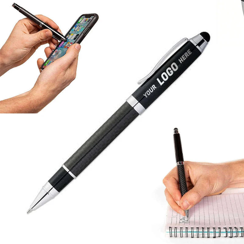 Best Promotional Pens Free Custom Logo Personalized Printing Executive Promotional Classic Carbon Fiber Pen with Custom logo