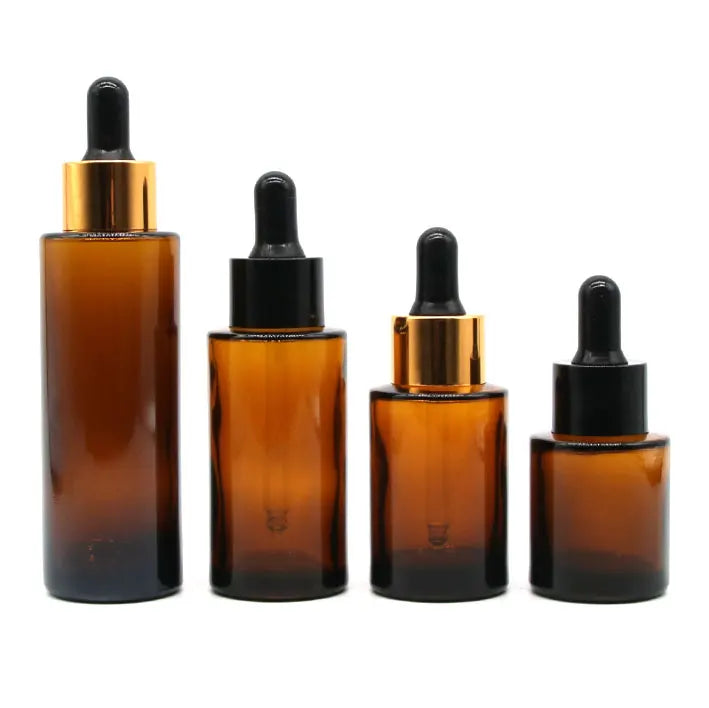 Wholesale Oem 5ml10 ml 15ml Amber Color Essential Oil 30 ml Perfume Bottle with Glass Dropper Bottle for Serum Aroma Perfume Oil