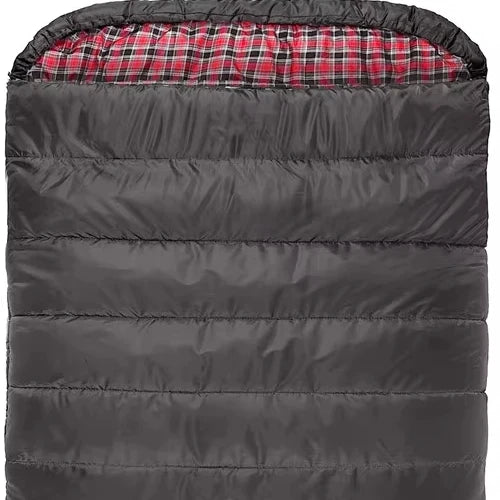 Double Sleeping Bag for Camping Backpacking or Hiking 2 Person Family Sleeping Bag for Adults or Teens. Truck Tent