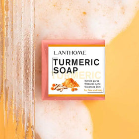 Wholesale Hand Made Anti Acne Remove Pimples Dark Spots Shrink Pores Natural Organic Herbal Turmeric Soap