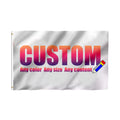 Highest Quality 100%Polyester Promotional Product Factory Wholesale Outdoor Event Digital Printing Double Sided Custom Flag