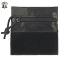 Tactical Outdoor Camouflage Zipper Waist Bag Portable Multifunction Key Card Case Coin Purse Nylon Accessory Storage Pouch for