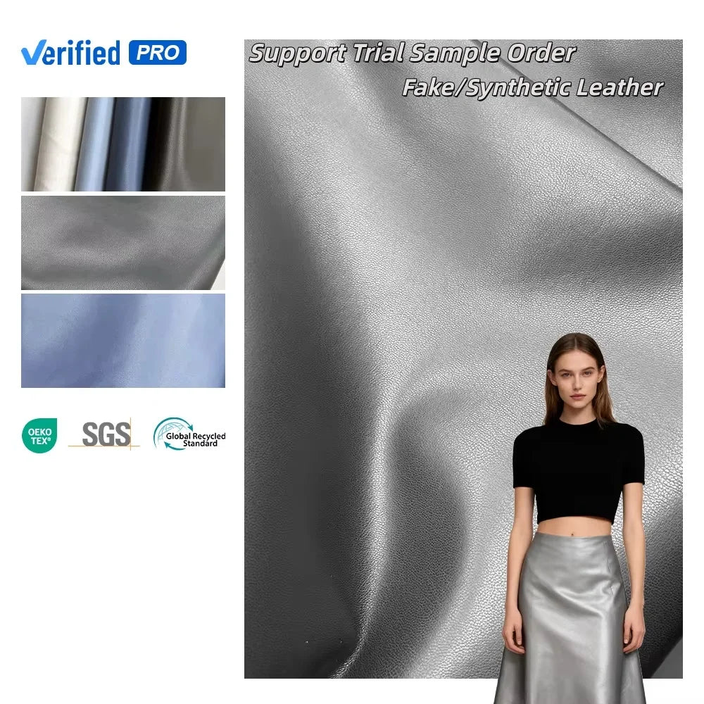 Factory Direct Sale of Popular 0.6MM Viscose Rayon Leather Waterproof Feature for Jackets at Cheap Price Soft Leather