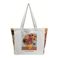 Eco-friendly Cotton Canvas Tote Bag Custom Logo Printed Medium Cute Hand Shopper Design Letter Zipper Closure Reusable Organic