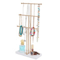Nordic Style Gold Jewelry Display Rack 3 Mast for Bracelets Rings Earrings Integrated Storage Hanging