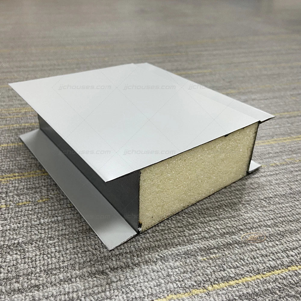50mm Modern Hotel Use Insulated Decorative Sandwich Panels with Pu Exterior Wall for Outdoor Roofing and Cool Rooms
