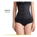 Plus Size Women's Body Latex Waist Trainer Shaper Waist Cincher Trimmer Tummy Slimming Belt Postpartum Corset for Tummy Control