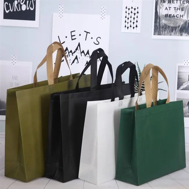 Wholesale Reusable Non Woven Material Large Capacity Non Woven Packing Bag for Shopping