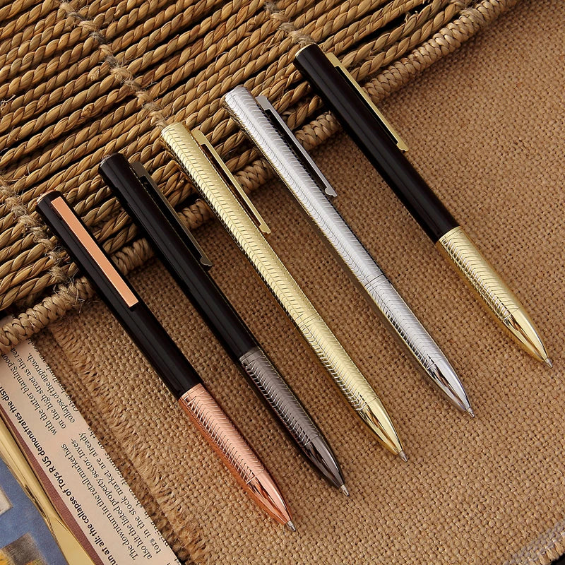 Premium HUASHILAI Design Fine Writing Advertisement Promotion Pen Multi-color Brass Metal Ballpoint Pen