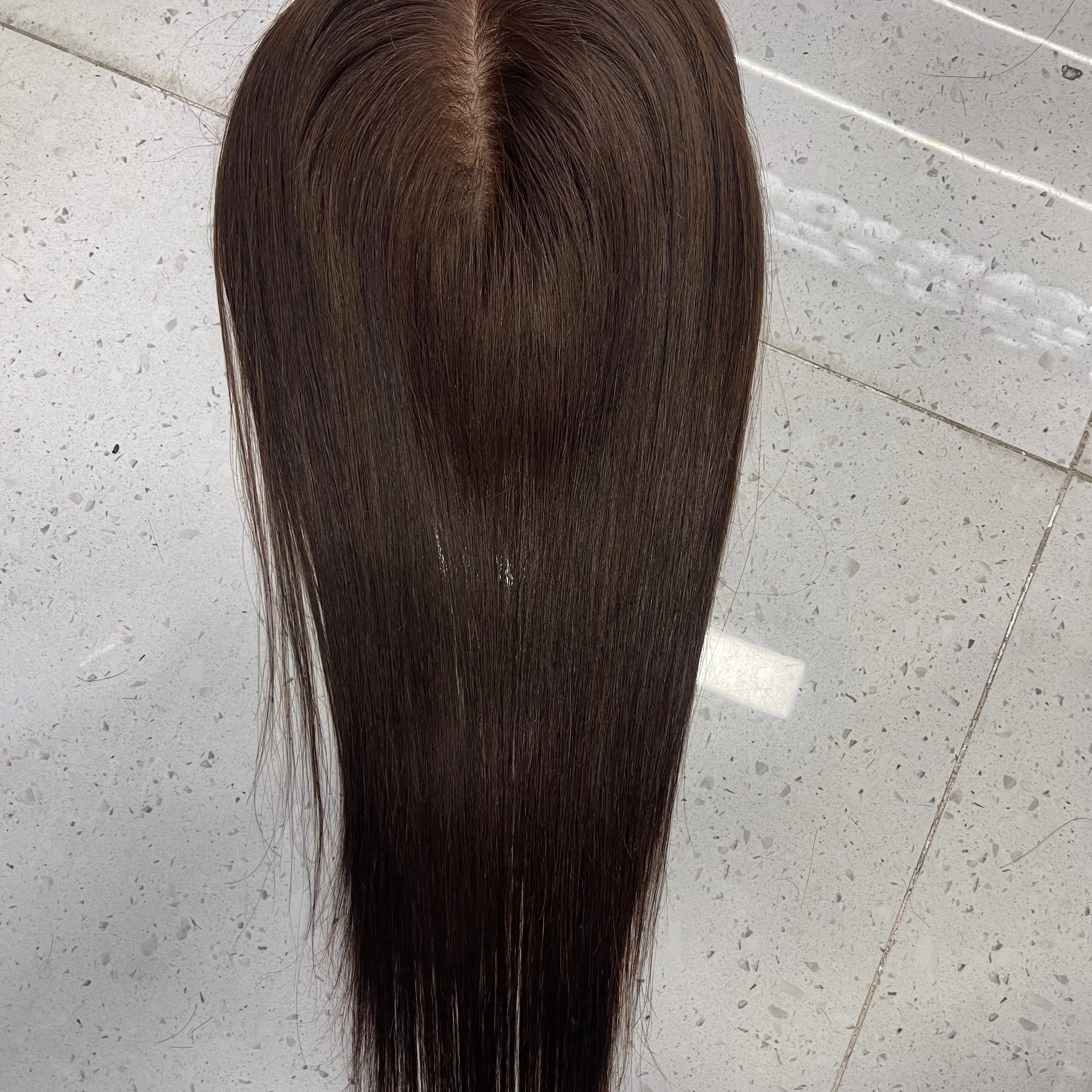Factory Direct Sales Hot Sellers Style Wholesale Woman Hair Top With Silk Base With Woven Full End Cuticle With Clips