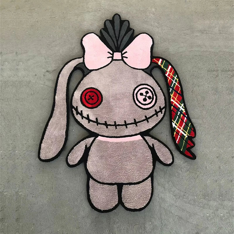 Custom Anime Rugs Handmade Fashion Design Cut Out Popular Carpets Cartoon Designed Rugs