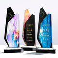 Customized Full Color Printing Optical Crystal Glass Trophy MH-NJ0224