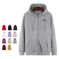 Professional Manufacture Fashion High Quality Custom Hoodies Unisex Full Zip up Hoodie for Dye Sublimation Heat Press
