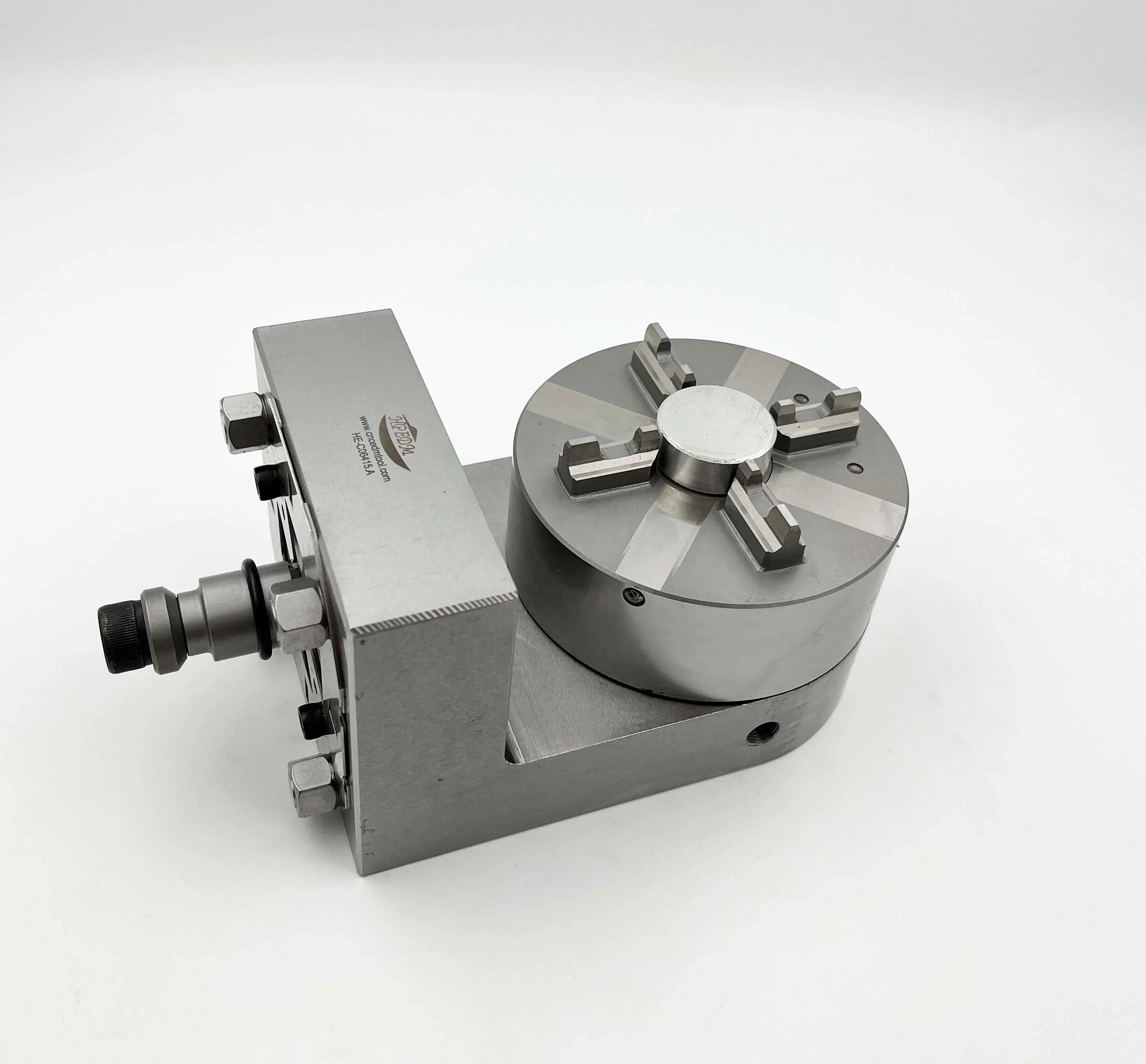 HPEDM for EROWA Rapid-Action CNC Lathe Machine Chuck Pneumatic Power on Angle Plate