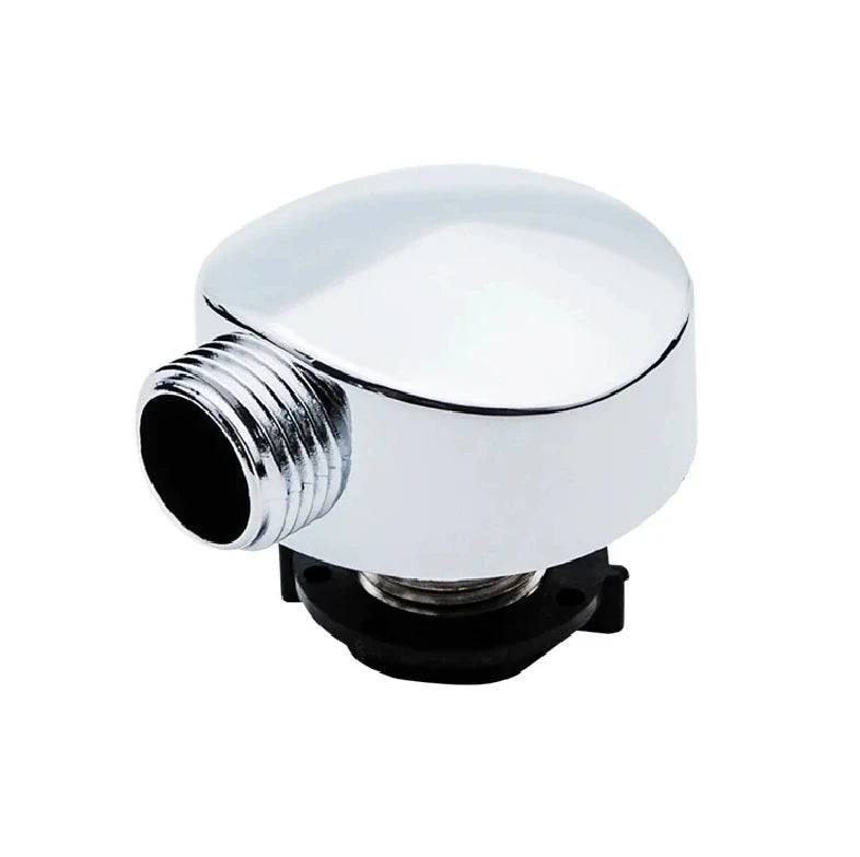 Bathroom Shower Hose Head Plastic 1/2in Interface Electroplate Male Thread Joint Shower Nozzle Water Outlet Accessories