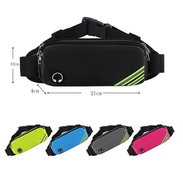 Waterproof Sports Fanny Pack Lightweight Zipper Waist Belt Bag for Gym Outdoor Travel Fitness Camping Yoga-Wholesale