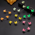 Luminous Zircon Butterfly Earrings for Women Butterfly Ear Wrap Earring No Piercing Ear Clip for Women and Girls Gifts