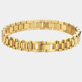 SP 18K Vacuum Plating 10MM Width Smart Watch Brand Bracelet Titanium Steel Chain Bracelet