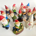 Wholesale Custom Christmas Gnome Figurine Handcrafted MAB41 Resin Santa Elf Garden Statue Winter Ornament Home Decor Gift Art