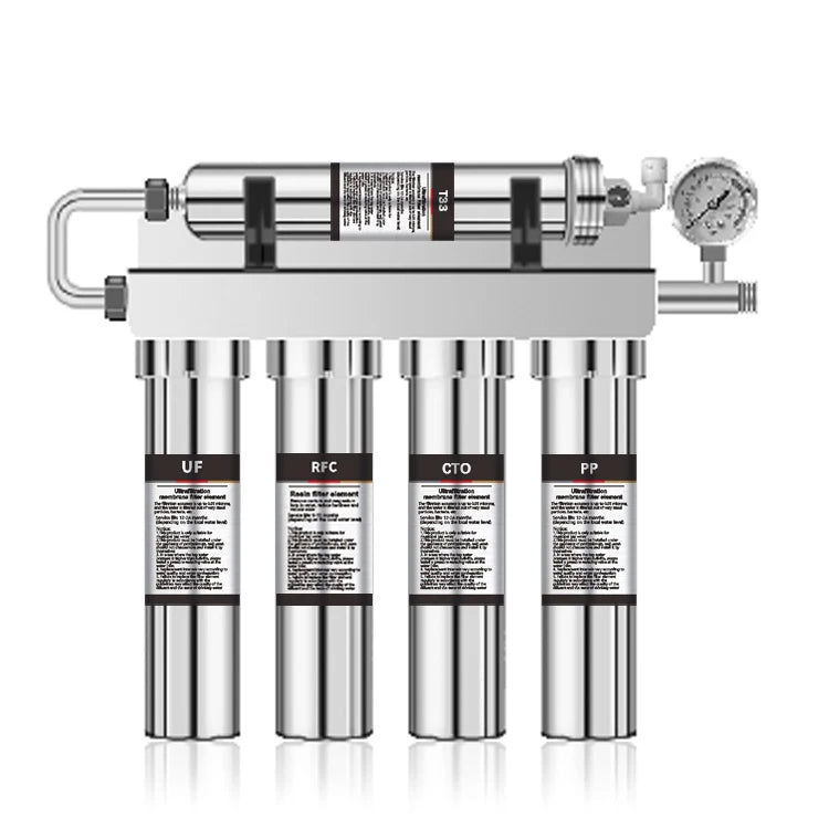 304 Stainless Steel Purifier Undersink Water Filter Replacement Home Appliance 5 Stages