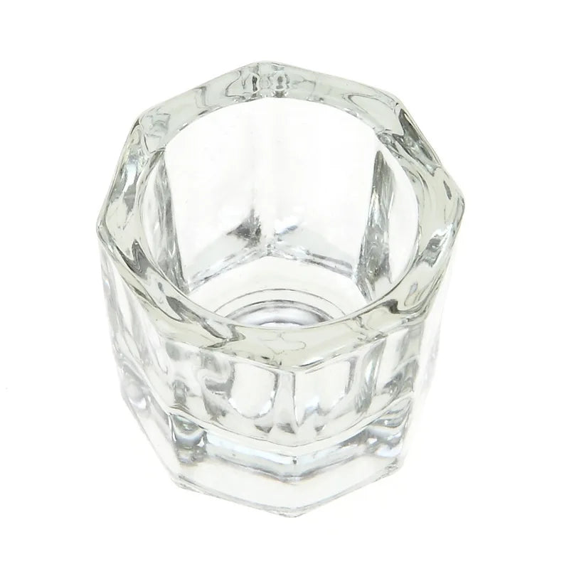 Nail Art Glass Acrylic Cup Acrylic Liquid Powder Monomer Crystal Special Nail Dappen Dish