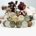 Wholesale Natural Mineral 4-12mm African Green Phantom Gemstone Stone Loose Beads for Jewelry Making