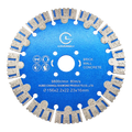 6 Inch Industrial Wall Groove Diamond Cutting Discs 156mm Segmented Teeth Saw Blade Hot Press Nitride Finish OEM Available 3
