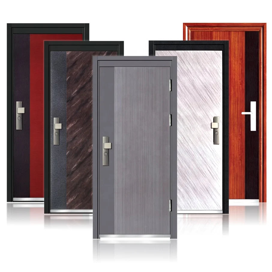 Modern Residential Steel Pivot Security Door High Quality Exterior Entrance Front Main Gate Entry Door Made Stainless Steel