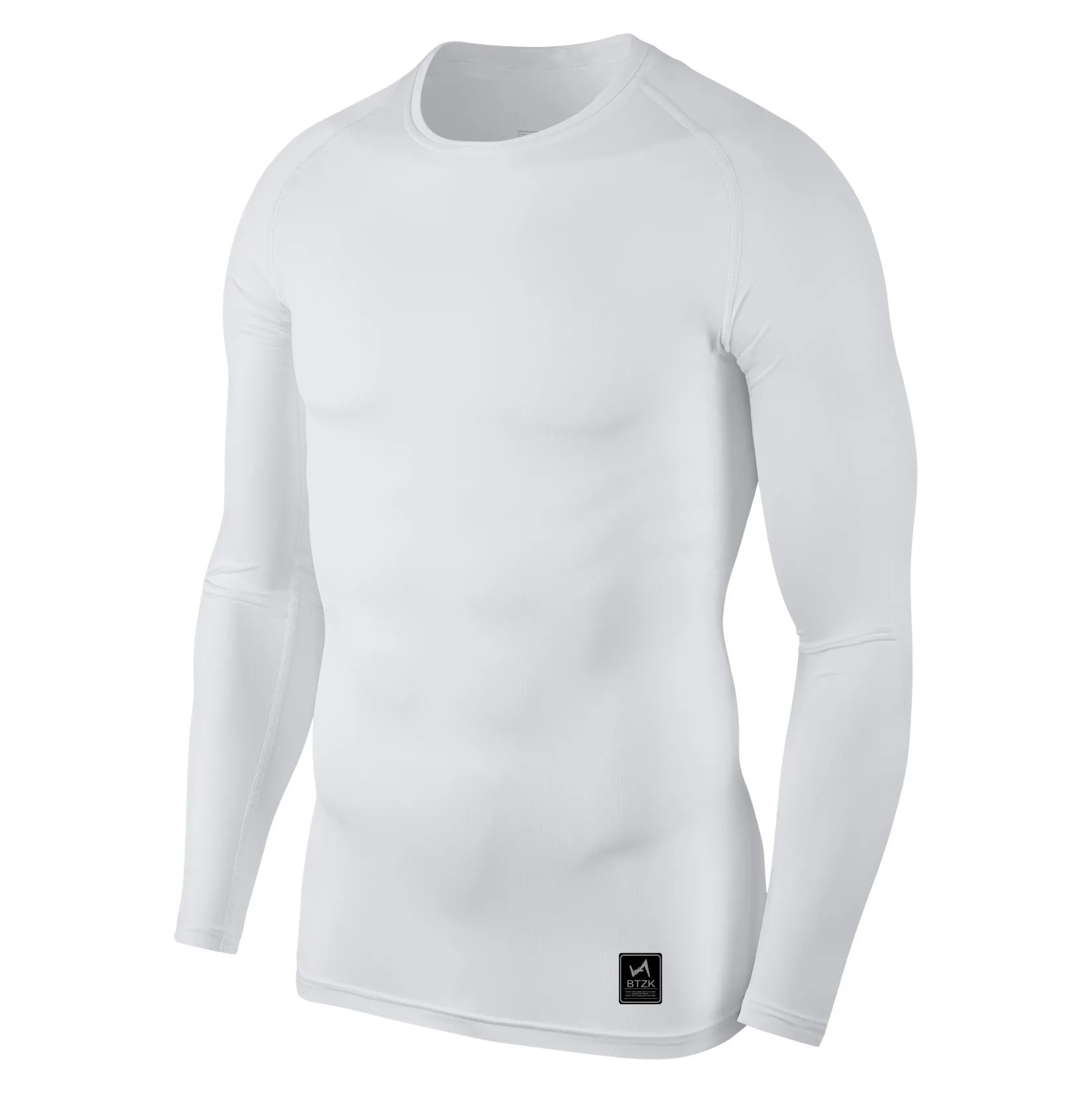 Men's Casual Fitness Training Woven Spandex/Polyester Regular Sleeve High Elastic Quick-drying Breathable Solid Color 280g Blank