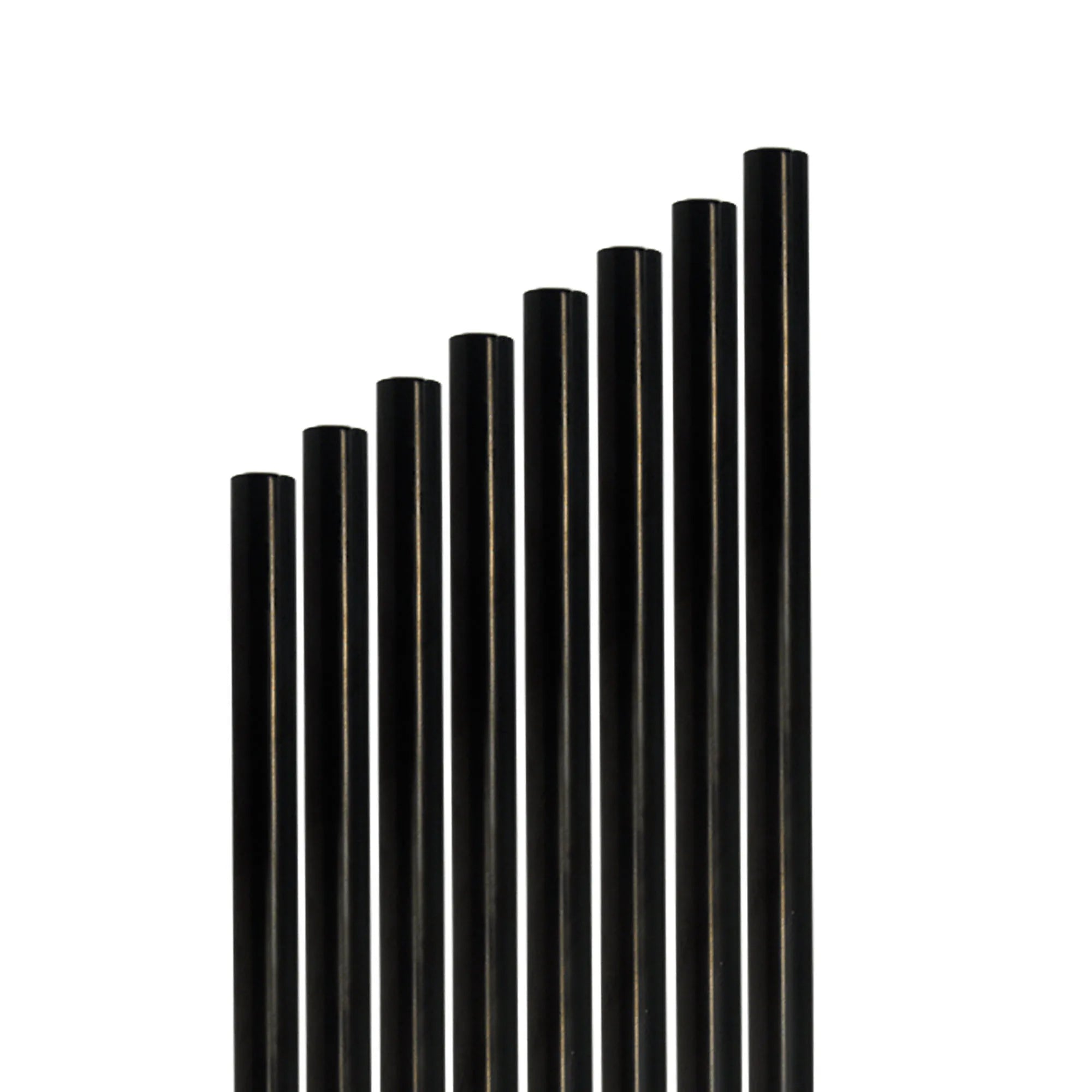 Black Matte NiCr Plating Stainless Steel Straight Golf Club Shaft